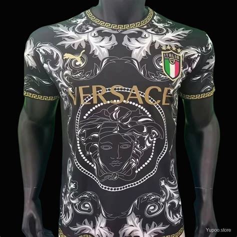 Maillot Italie/Italia Versace Black Player Version 